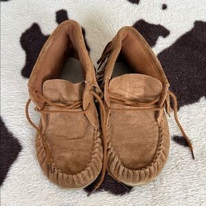 Brown Suede Women’s Moccasins
